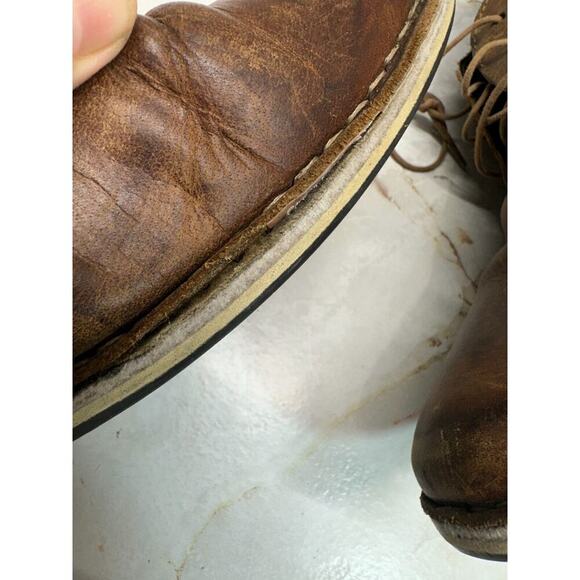 STEVE MADDEN‎ Harken 247 COGNAC LEATHER Men’s Sz 10 Cognac Leather main image 5